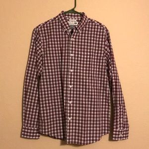 NWOT Old navy plaid button down